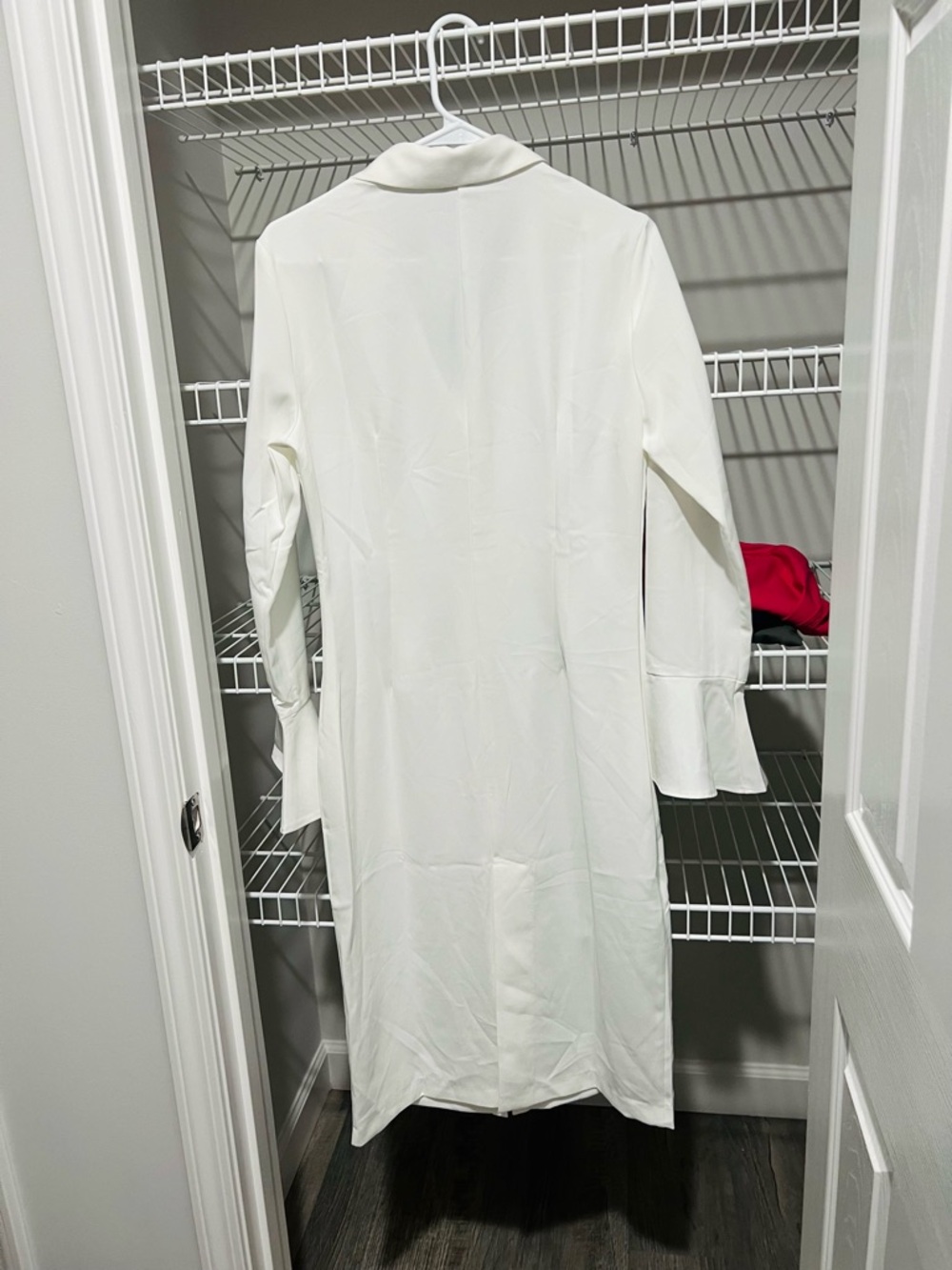 Fashion Nova She Means Business White Shirt Midi Dress - Picture 4 of 4